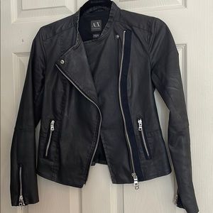 Armani Exchange Leather Jacket